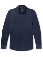 Brioni - Silk and Cotton-Blend Shirt - Blue