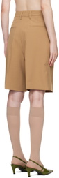 Beaufille SSENSE Exclusive Tan Hugo Shorts