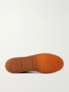 Officine Creative - Militia 002 Leather-Trimmed Suede Sneakers - Brown