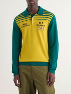 Aimé Leon Dore - Logo-Embroidered Merino Wool Polo Shirt - Yellow