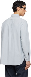 nanamica Gray Button Down Wind Shirt