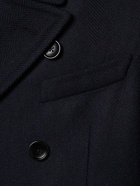 TOM FORD Officer Herringbone Long Coat