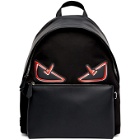 Fendi Black and Red Bag Bugs Backpack