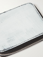 Maison Margiela - Painted Leather Zip-Around Wallet