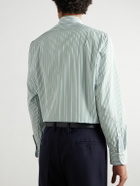 Sid Mashburn - Striped Cotton-Poplin Shirt - Green