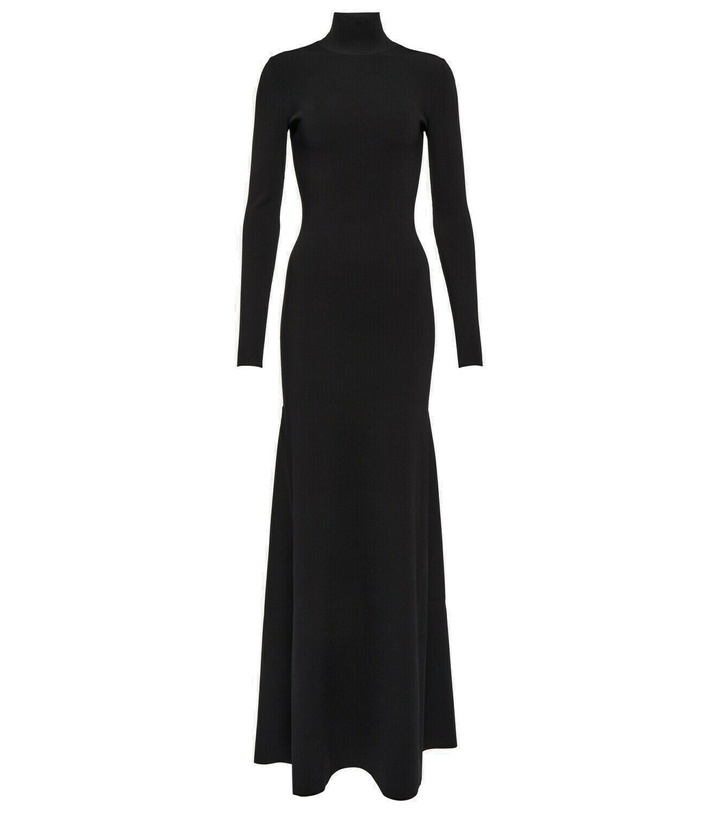 Photo: Victoria Beckham - Turtleneck knitted gown