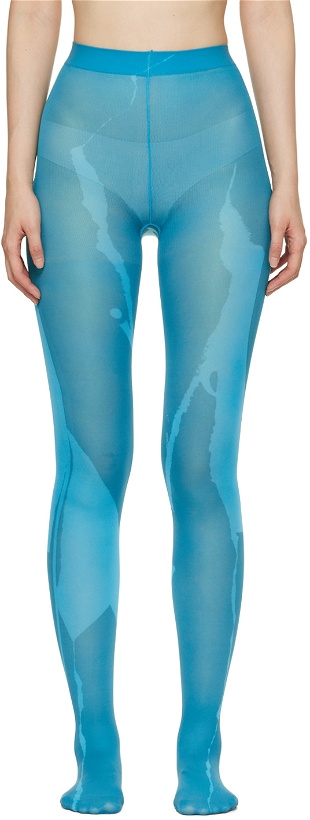 Photo: ioannes Blue Printed Tights