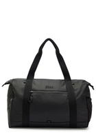 Boss Stenson Logo Coated Faux Leather Holdall - Black - One Size