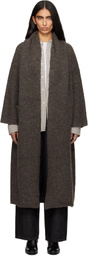Lauren Manoogian Gray Long Shawl Cardigan