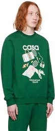 Casablanca Green 'Equipement Sportif' Sweatshirt