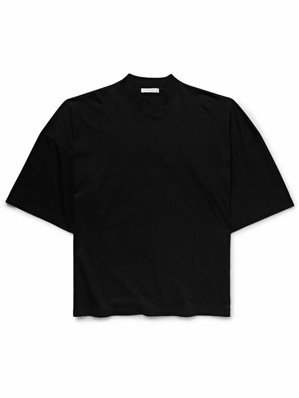 Photo: The Row - Dustin Cotton-Jersey T-Shirt - Black