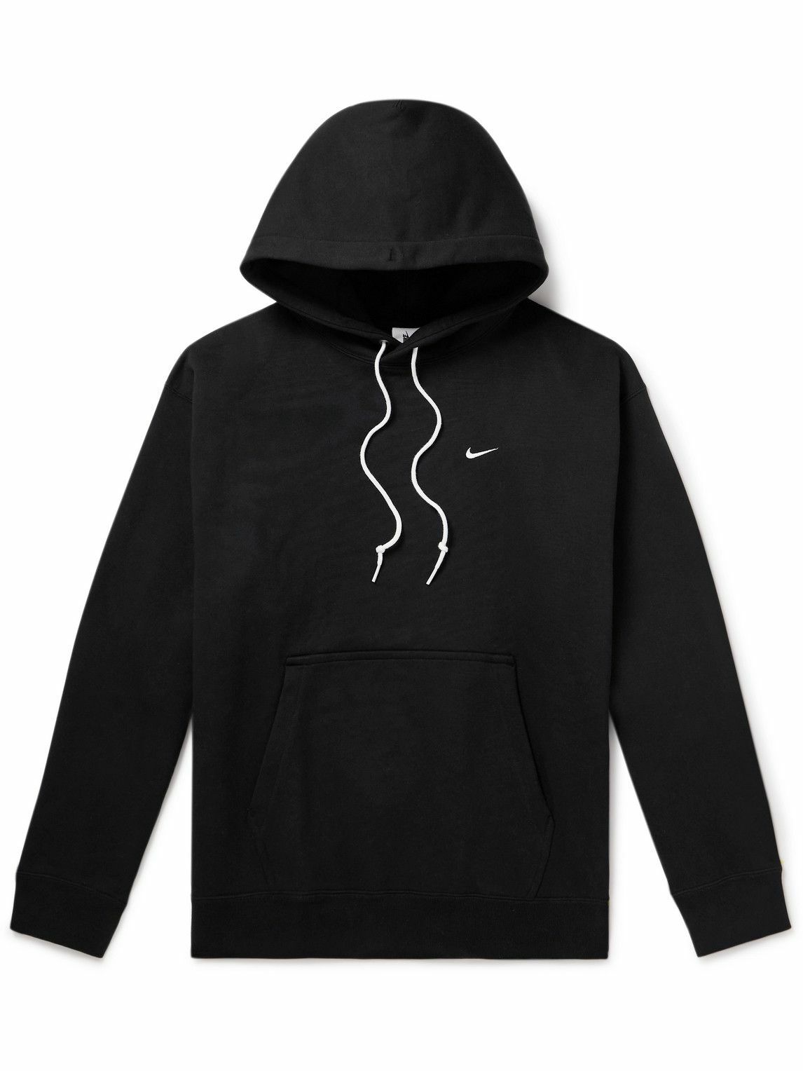 black swoosh nike hoodie