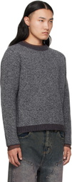 Eckhaus Latta Gray Yak Sweater