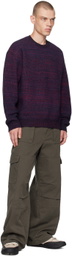 Juun.J Multicolor Crewneck Sweater