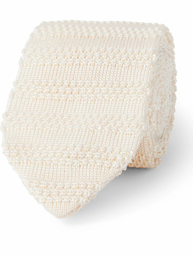Photo: Mr P. - 7cm Knitted Silk Tie