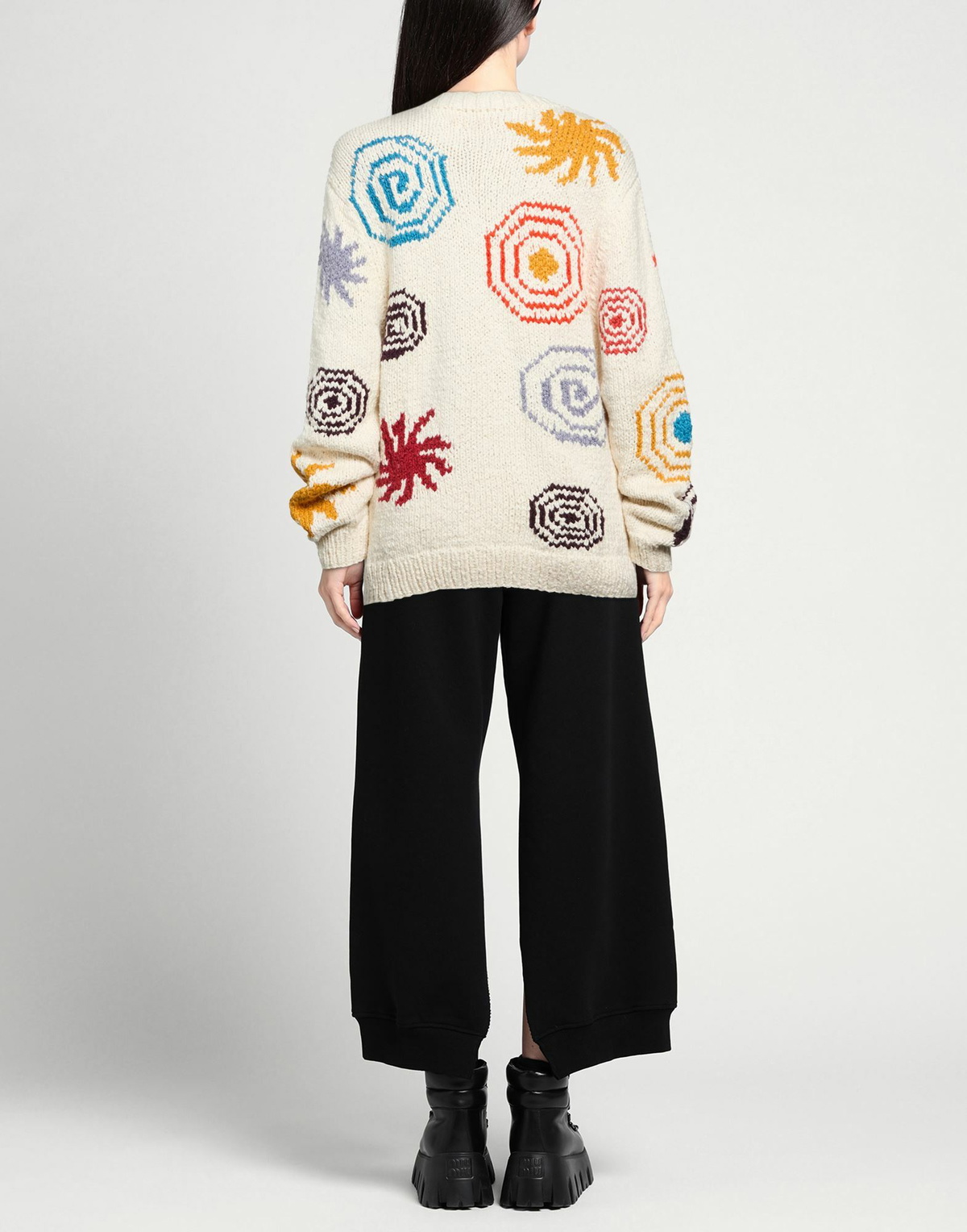 The Elder Statesman Womens Sweater Ivory