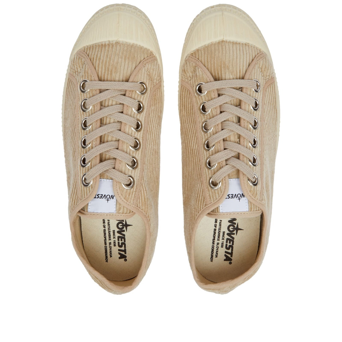 Novesta Star Master Corduroy Sneakers in Beige/Wheat