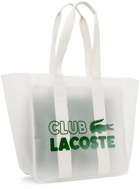 Lacoste Transparent Logo Tote