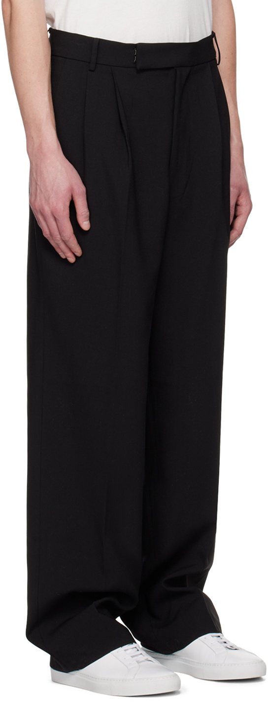 The Frankie Shop Black Beo Trousers The Frankie Shop