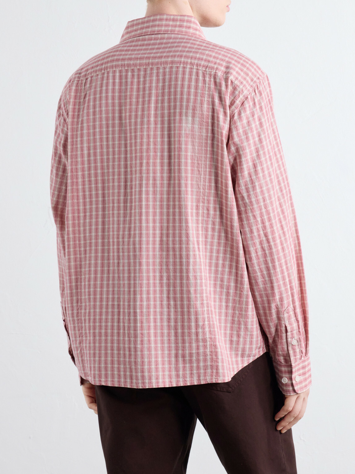 Corridor - Americana Checked Cotton Shirt - Red