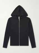 Rick Owens - Boiled-Cashmere Zip-Up Hoodie - Black