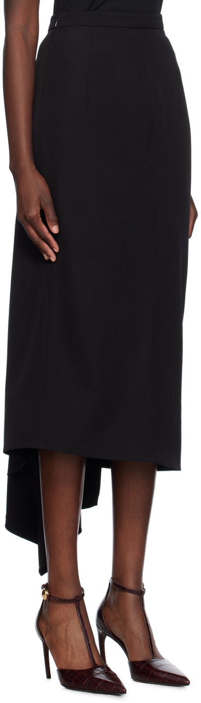Draped Midi Skirt