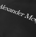 ALEXANDER MCQUEEN - Logo-Print Canvas Pouch - Black