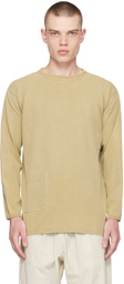 XENIA TELUNTS Khaki Koshtan Long Sleeve T-Shirt