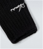 Amiri - Fingerless cashmere gloves