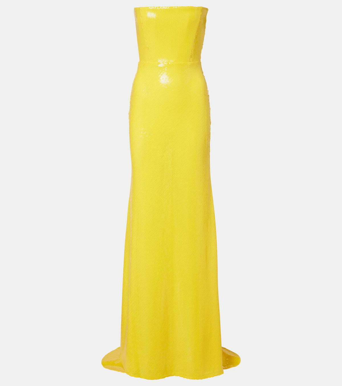 Alex Perry Sequined corset gown
