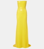 Alex Perry Sequined corset gown