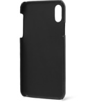 Il Bussetto - Leather iPhone X Case - Black