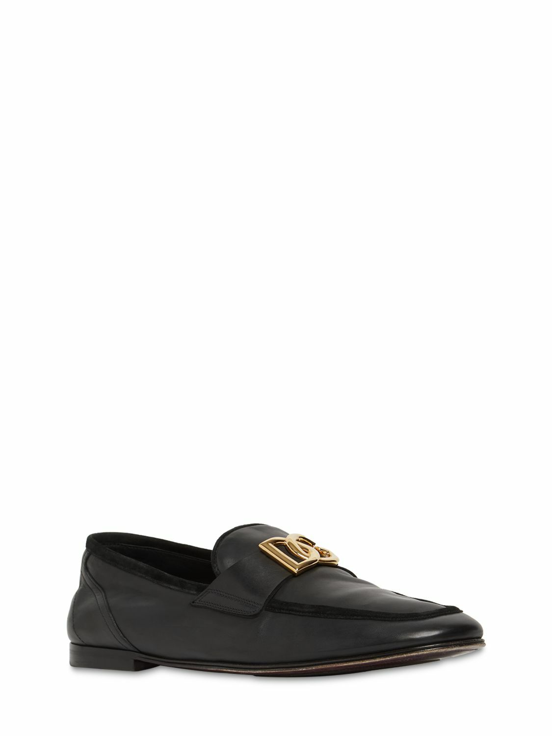 DOLCE & GABBANA - Dg Leather Loafers Dolce & Gabbana