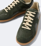 Maison Margiela Replica leather and suede sneakers