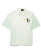 LOEWE - Paula's Ibiza Embroidered Dégradé Cotton-Piqué Polo Shirt - Green