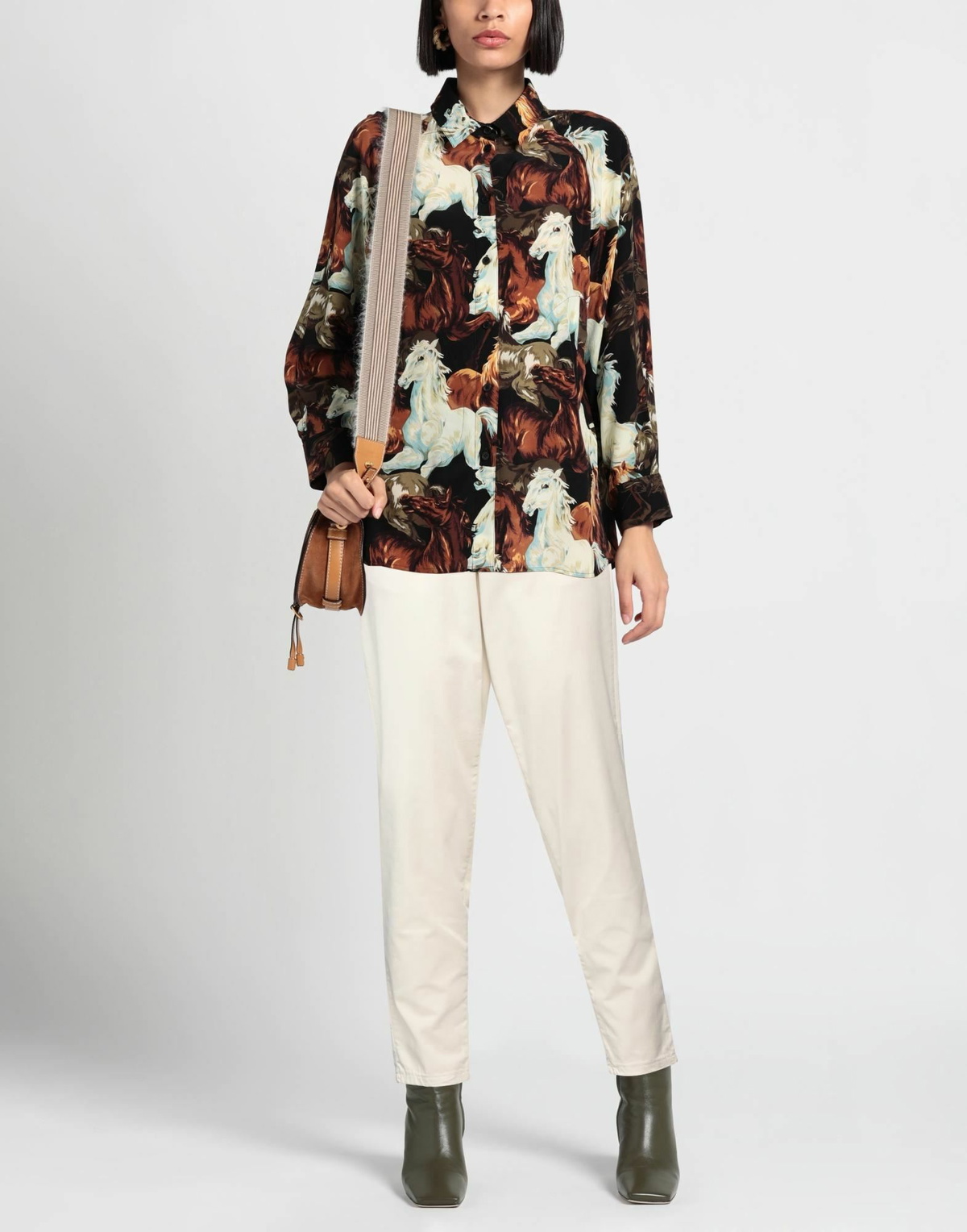 Jijil Womens Pants Ivory