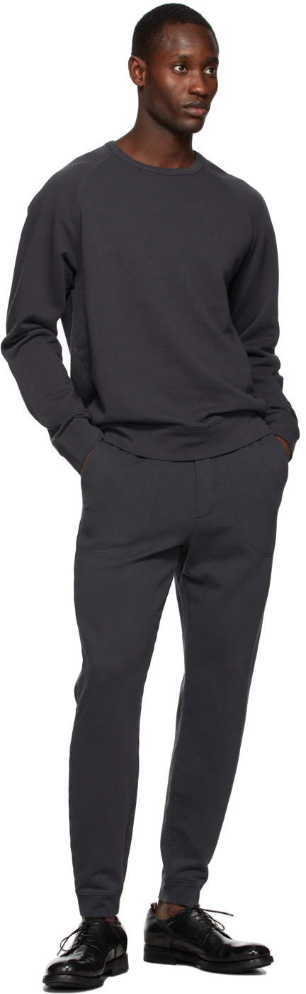 Vince Grey French Terry Sweatshirt
