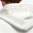 Men's AAPE Logo Hood Popover Hoodie in Ivory