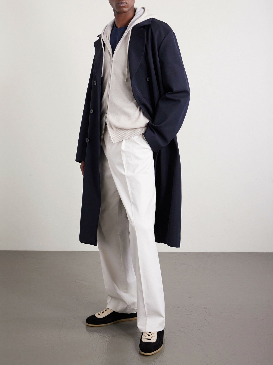 Eleventy - Cashmere Zip-Up Hoodie - Neutrals