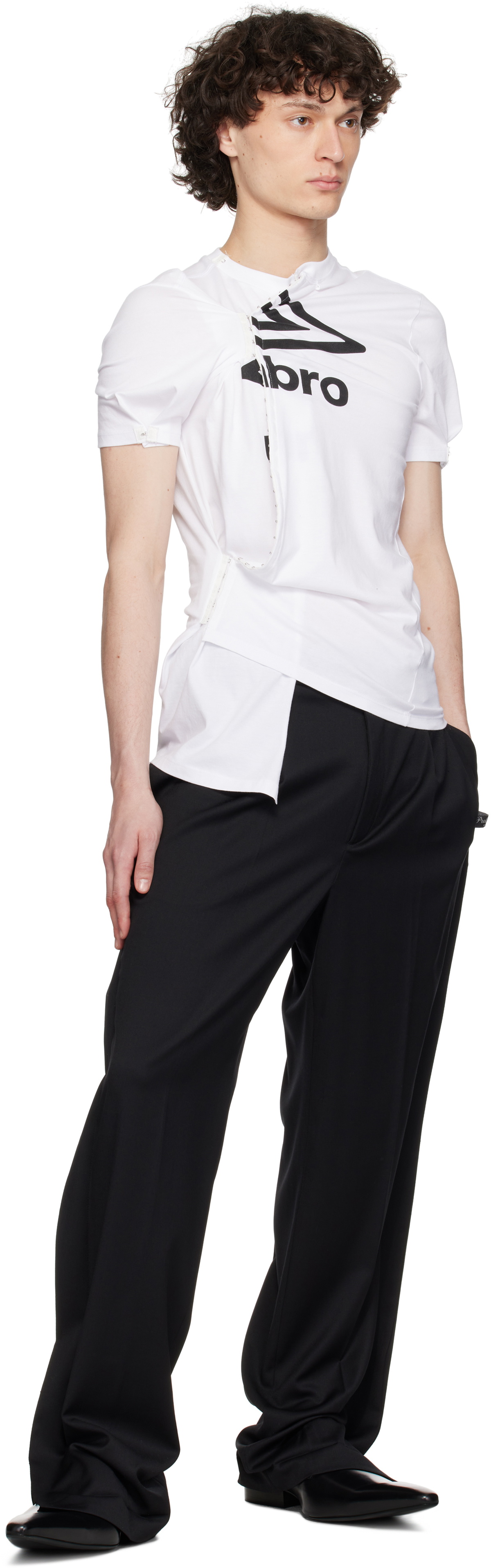 Prototypes Black Outline Tailored Trousers