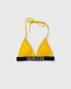 Calvin Klein Underwear Triangle Rp Yellow - Womens - Swimwear