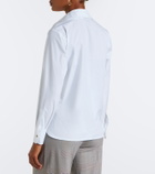 Max Mara Cotton-blend poplin shirt