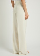 Rohe Wide-leg Wool-blend Trousers Off White