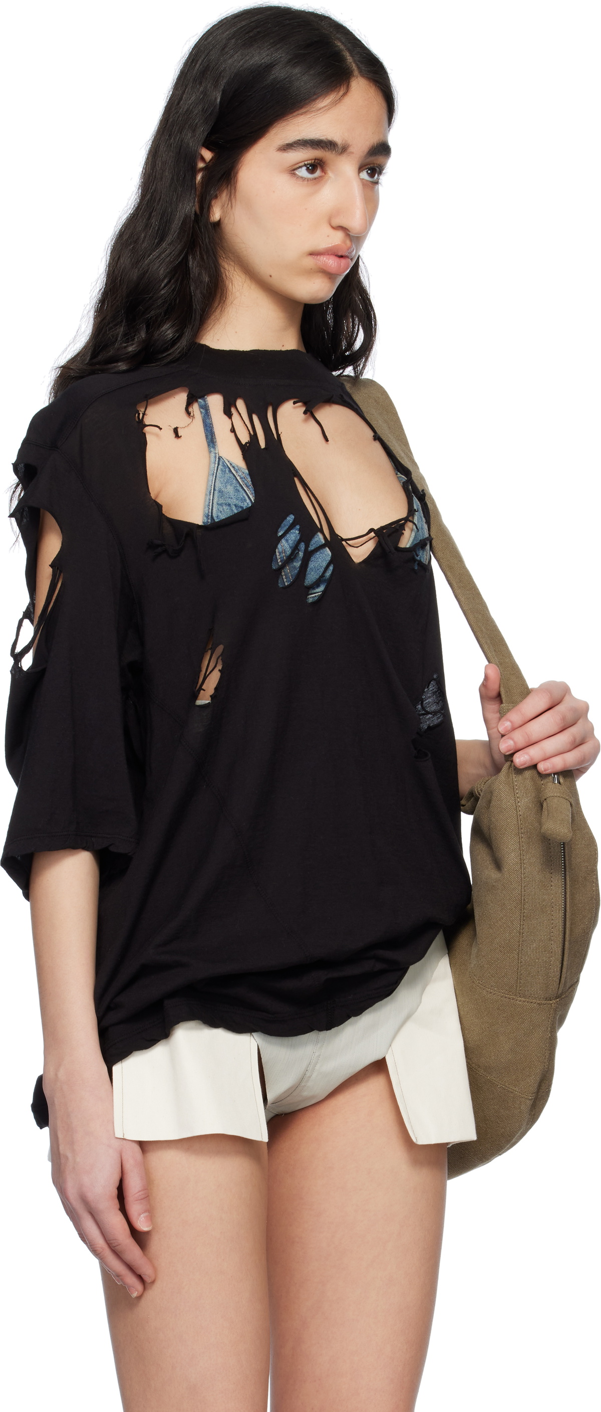 Rick Owens DRKSHDW Black Hollywood Walrus T-shirt Rick Owens Drkshdw