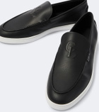 Christian Louboutin Neoclboat leather slip-on shoes
