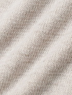 Inis Meáin - Wool and Linen-Blend Polo Shirt - Neutrals