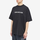 Balenciaga Men's Mirror Logo T-Shirt in Black/White