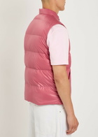 Moncler Restigo Quilted Shell Gilet Pink