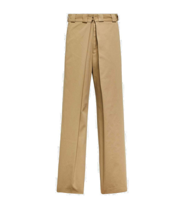 Photo: Givenchy Wide-leg canvas chinos