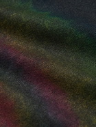 HAYDENSHAPES - Chemical Rainbow Tie-Dyed Cotton-Jersey T-Shirt - Black